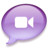  iChat中紫色 iChat purple